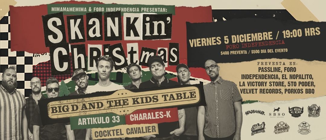 big d and the kids table en guadalajara por mi mama me mima