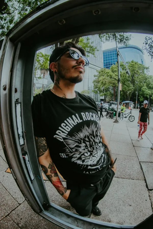 La vida es un Mosh original rockers negra (1)