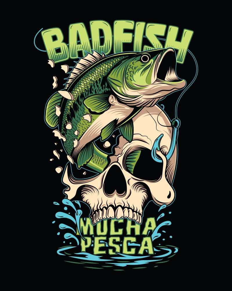 Bad Fish Mucha Pesca, Grafixtudio