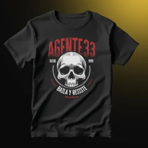 playera agente 33 playera agente 33 ska punk