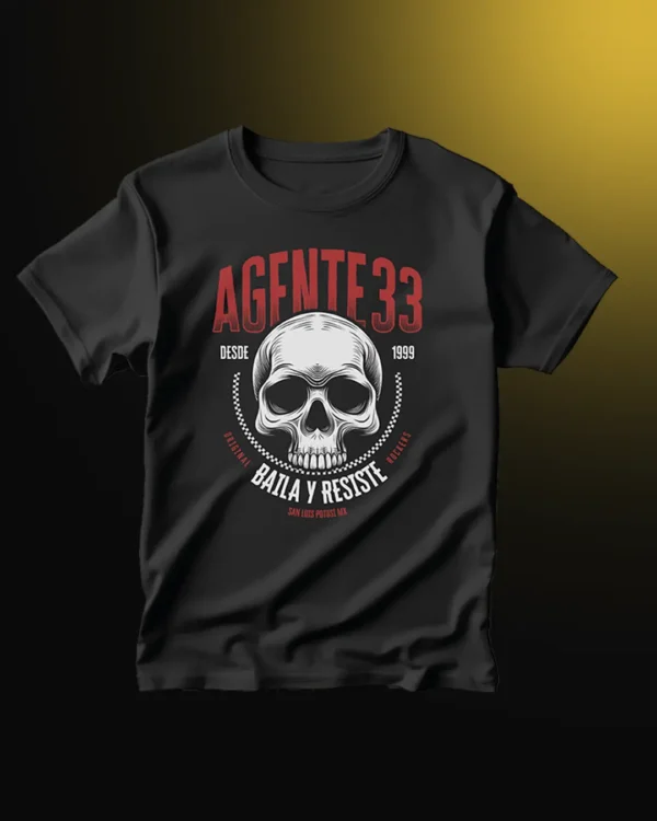 playera agente 33 ska punk