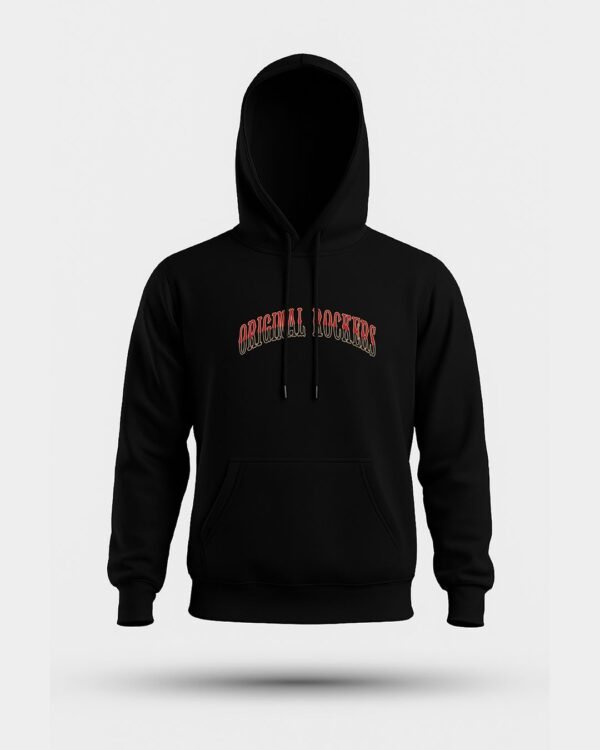 "Rosa Venenosa Hoodie" – Sudadera negra unisex estilo tatuaje tradicional