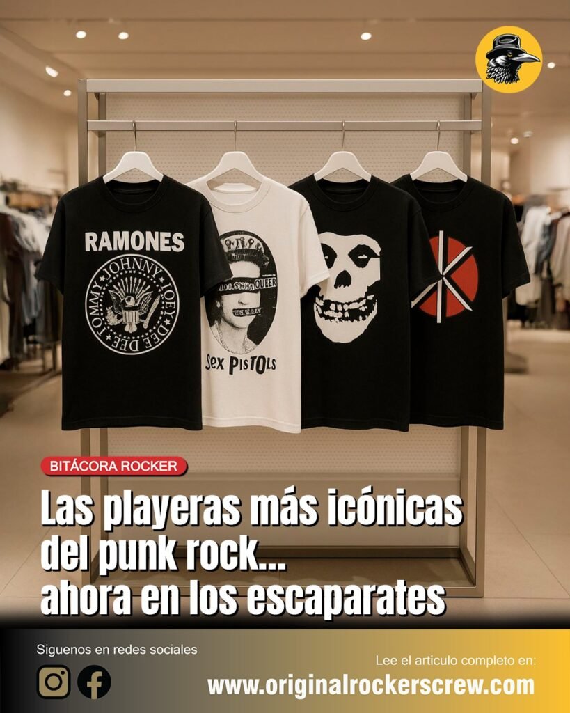 las playeras mas vendidas de punk rock