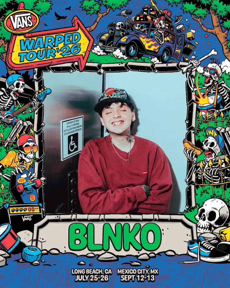 Blnko en vans warped tour CDMX 2026